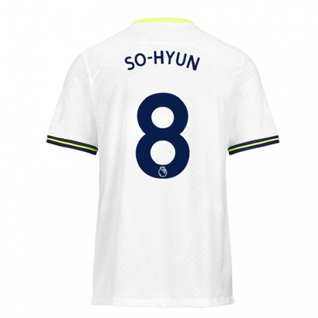 Kandiny Naisten Cho So-hyun #8 Valkoinen Vihreä Kotipaita 2022/23 Lyhythihainen Paita T-paita
