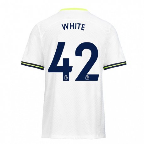 Kandiny Naisten Harvey White #42 Valkoinen Vihreä Kotipaita 2022/23 Lyhythihainen Paita T-paita