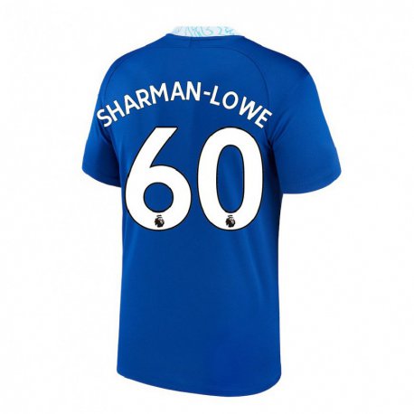 Kandiny Naisten Teddy Sharman-lowe #60 Tummansininen Kotipaita 2022/23 Lyhythihainen Paita T-paita