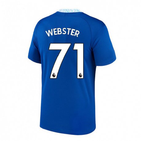 Kandiny Naisten Charlie Webster #71 Tummansininen Kotipaita 2022/23 Lyhythihainen Paita T-paita