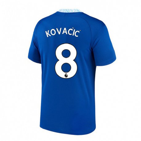 Kandiny Naisten Mateo Kovacic #8 Tummansininen Kotipaita 2022/23 Lyhythihainen Paita T-paita