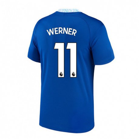 Kandiny Naisten Timo Werner #11 Tummansininen Kotipaita 2022/23 Lyhythihainen Paita T-paita