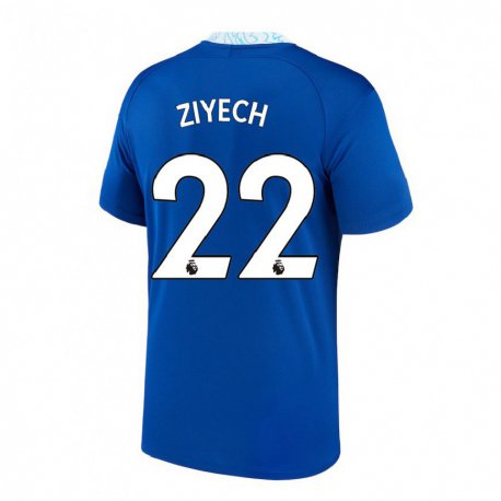 Kandiny Naisten Hakim Ziyech #22 Tummansininen Kotipaita 2022/23 Lyhythihainen Paita T-paita