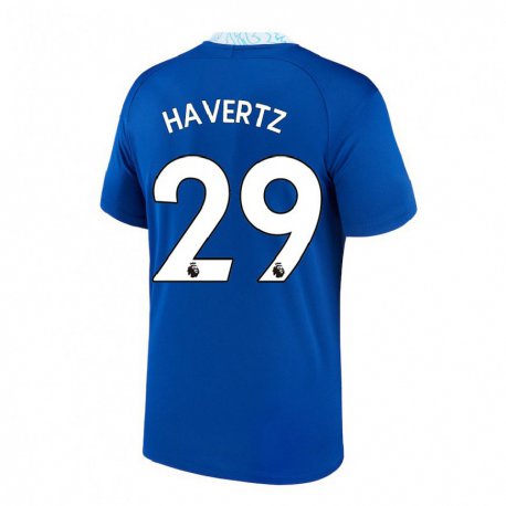 Kandiny Naisten Kai Havertz #29 Tummansininen Kotipaita 2022/23 Lyhythihainen Paita T-paita