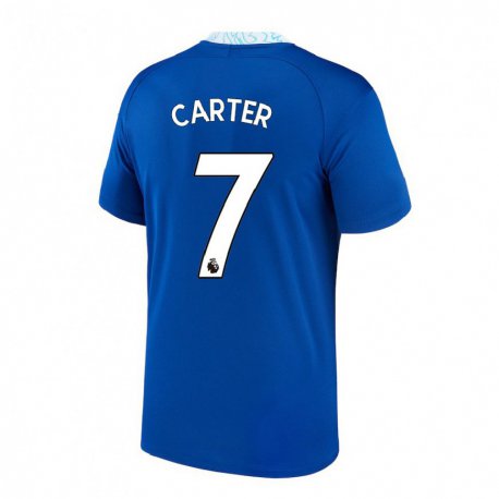 Kandiny Naisten Jessica Carter #7 Tummansininen Kotipaita 2022/23 Lyhythihainen Paita T-paita