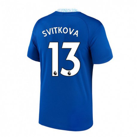 Kandiny Naisten Katerina Svitkova #13 Tummansininen Kotipaita 2022/23 Lyhythihainen Paita T-paita