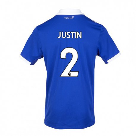 Kandiny Naisten James Justin #2 Sinivalkoinen Kotipaita 2022/23 Lyhythihainen Paita T-paita