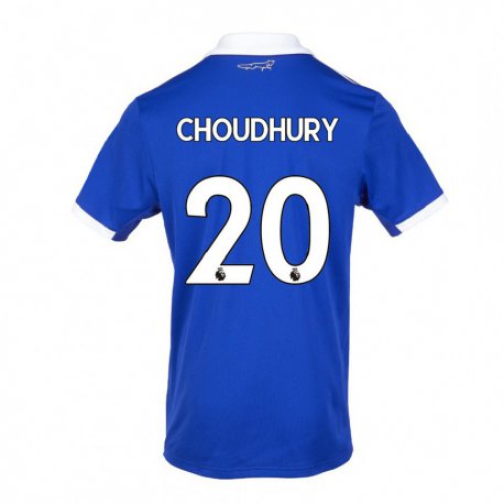 Kandiny Naisten Hamza Choudhury #20 Sinivalkoinen Kotipaita 2022/23 Lyhythihainen Paita T-paita