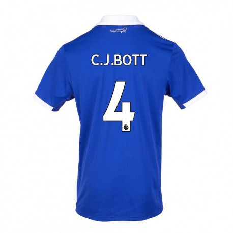 Kandiny Naisten C. J. Bott #4 Sinivalkoinen Kotipaita 2022/23 Lyhythihainen Paita T-paita