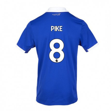 Kandiny Naisten Molly Pike #8 Sinivalkoinen Kotipaita 2022/23 Lyhythihainen Paita T-paita