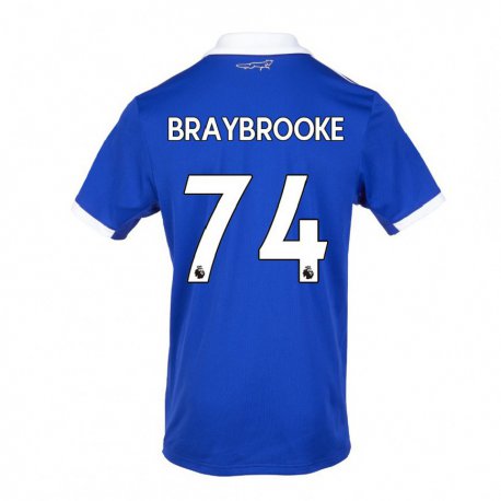 Kandiny Naisten Sammy Braybrooke #74 Sinivalkoinen Kotipaita 2022/23 Lyhythihainen Paita T-paita