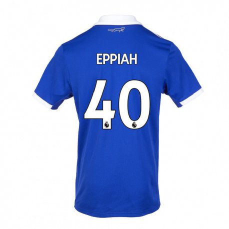 Kandiny Naisten Josh Eppiah #40 Sinivalkoinen Kotipaita 2022/23 Lyhythihainen Paita T-paita