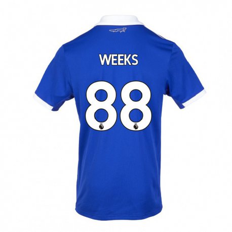 Kandiny Naisten Tyler Weeks #88 Sinivalkoinen Kotipaita 2022/23 Lyhythihainen Paita T-paita
