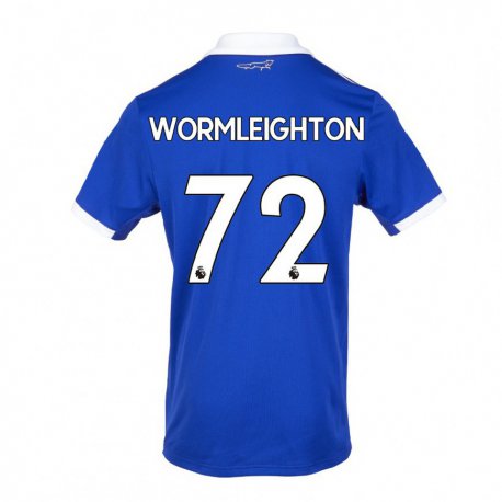 Kandiny Naisten Joe Wormleighton #72 Sinivalkoinen Kotipaita 2022/23 Lyhythihainen Paita T-paita