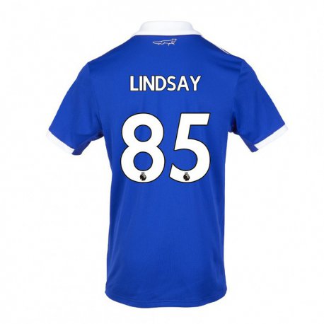Kandiny Naisten Jahmari Lindsay #85 Sinivalkoinen Kotipaita 2022/23 Lyhythihainen Paita T-paita