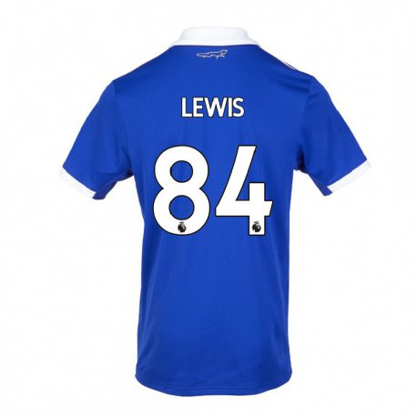 Kandiny Naisten Jack Lewis #84 Sinivalkoinen Kotipaita 2022/23 Lyhythihainen Paita T-paita