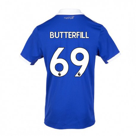 Kandiny Naisten Jack Butterfill #69 Sinivalkoinen Kotipaita 2022/23 Lyhythihainen Paita T-paita