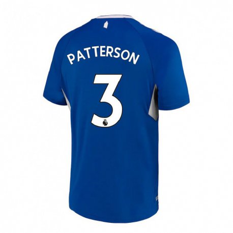 Kandiny Naisten Nathan Patterson #3 Tummansininen Valkoinen Kotipaita 2022/23 Lyhythihainen Paita T-paita