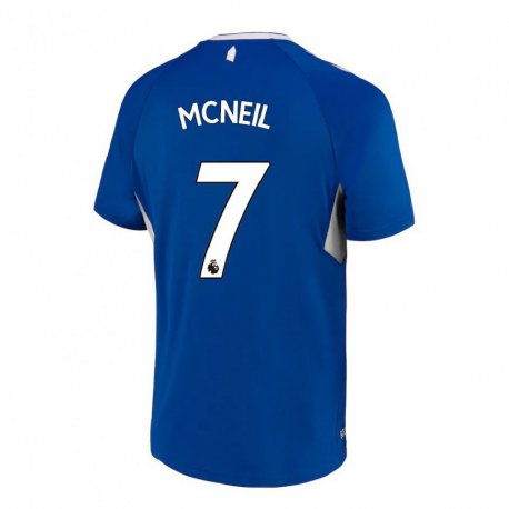 Kandiny Naisten Dwight Mcneil #7 Tummansininen Valkoinen Kotipaita 2022/23 Lyhythihainen Paita T-paita