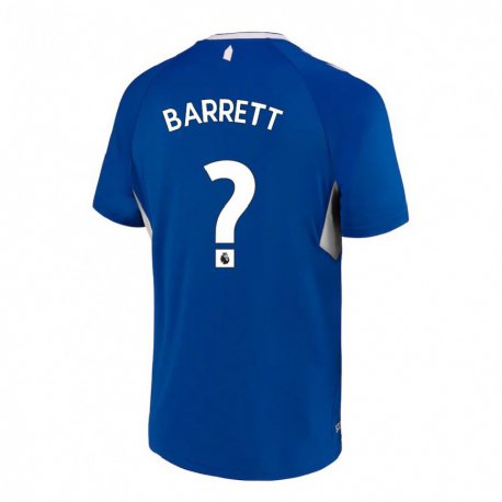Kandiny Naisten Jack Barrett #0 Tummansininen Valkoinen Kotipaita 2022/23 Lyhythihainen Paita T-paita