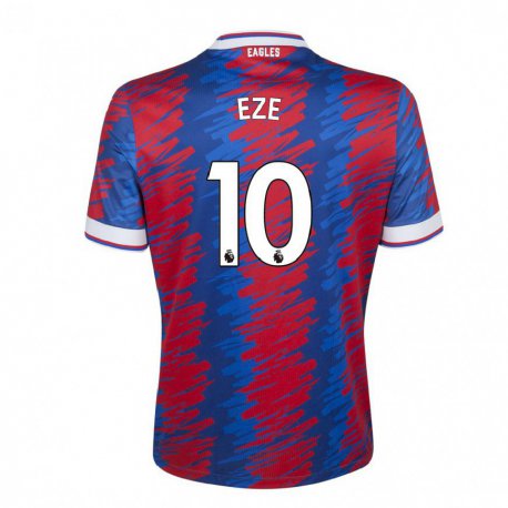 Kandiny Naisten Eberechi Eze #10 Punainen Sininen Kotipaita 2022/23 Lyhythihainen Paita T-paita