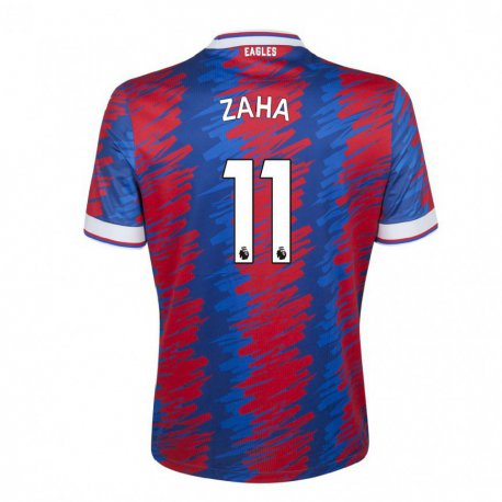 Kandiny Naisten Wilfried Zaha #11 Punainen Sininen Kotipaita 2022/23 Lyhythihainen Paita T-paita