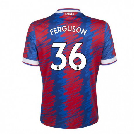 Kandiny Naisten Nathan Ferguson #36 Punainen Sininen Kotipaita 2022/23 Lyhythihainen Paita T-paita