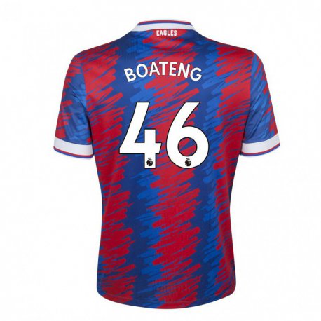 Kandiny Naisten Malachi Boateng #46 Punainen Sininen Kotipaita 2022/23 Lyhythihainen Paita T-paita