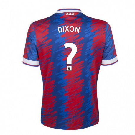 Kandiny Naisten Junior Dixon #0 Punainen Sininen Kotipaita 2022/23 Lyhythihainen Paita T-paita