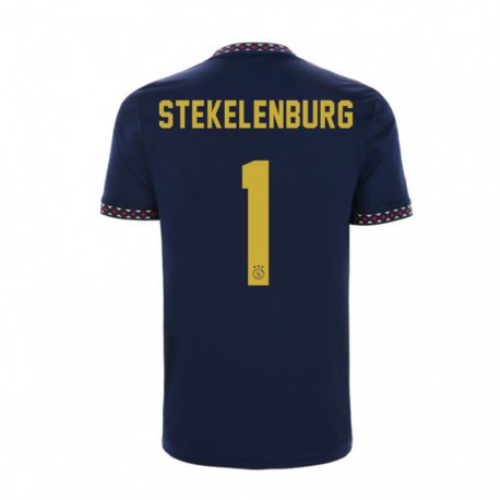 Kandiny Naisten Maarten Stekelenburg #1 Tummansininen Vieraspaita 2022/23 Lyhythihainen Paita T-paita