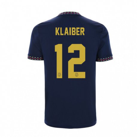 Kandiny Naisten Sean Klaiber #12 Tummansininen Vieraspaita 2022/23 Lyhythihainen Paita T-paita