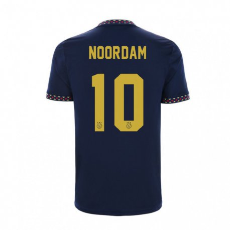Kandiny Naisten Nadine Noordam #10 Tummansininen Vieraspaita 2022/23 Lyhythihainen Paita T-paita