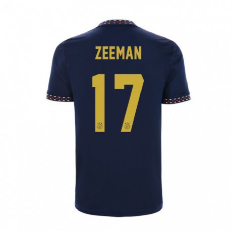 Kandiny Naisten Kelly Zeeman #17 Tummansininen Vieraspaita 2022/23 Lyhythihainen Paita T-paita