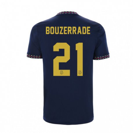 Kandiny Naisten Zaina Bouzerrade #21 Tummansininen Vieraspaita 2022/23 Lyhythihainen Paita T-paita