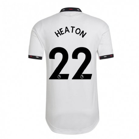 Kandiny Naisten Tom Heaton #22 Valkoinen Vieraspaita 2022/23 Lyhythihainen Paita T-paita
