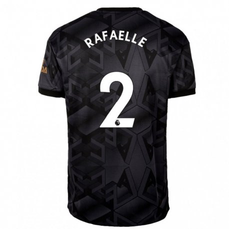 Kandiny Naisten Rafaelle Souza #2 Musta Harmaa Vieraspaita 2022/23 Lyhythihainen Paita T-paita