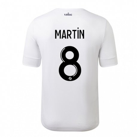 Kandiny Naisten Jonas Martin #8 Valkoinen Crimson Vieraspaita 2022/23 Lyhythihainen Paita T-paita