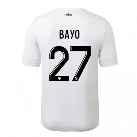 Kandiny Naisten Mohamed Bayo #27 Valkoinen Crimson Vieraspaita 2022/23 Lyhythihainen Paita T-paita