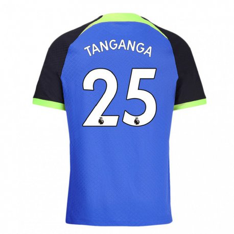 Kandiny Naisten Japhet Tanganga #25 Sinivihreä Vieraspaita 2022/23 Lyhythihainen Paita T-paita