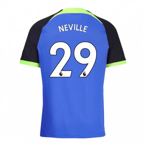 Kandiny Naisten Ashleigh Neville #29 Sinivihreä Vieraspaita 2022/23 Lyhythihainen Paita T-paita