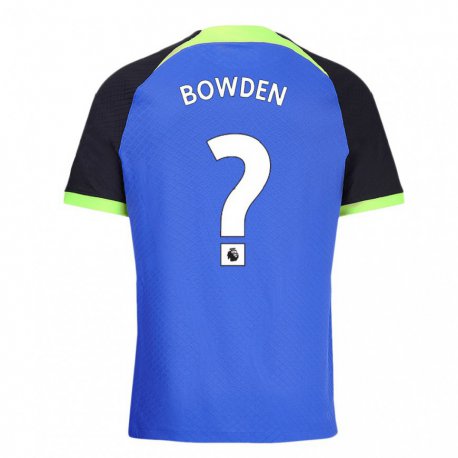 Kandiny Naisten Jamie Bowden #0 Sinivihreä Vieraspaita 2022/23 Lyhythihainen Paita T-paita