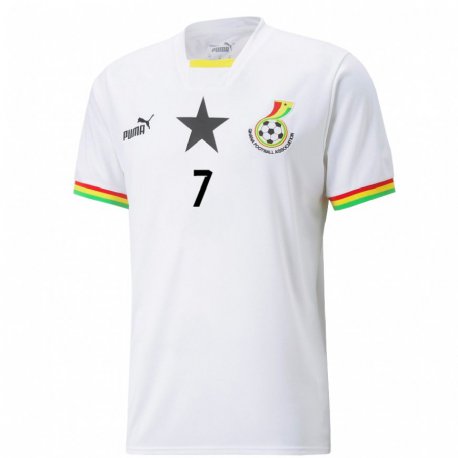 Kandiny Lapset Ghanan Issahaku Fatawu #7 Valkoinen Kotipaita 22-24 Lyhythihainen Paita T-paita