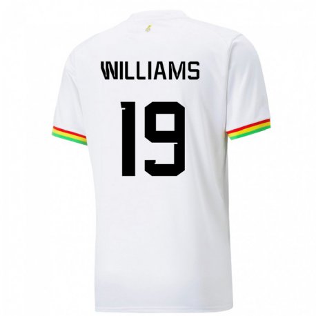 Kandiny Lapset Ghanan Inaki Williams #19 Valkoinen Kotipaita 22-24 Lyhythihainen Paita T-paita