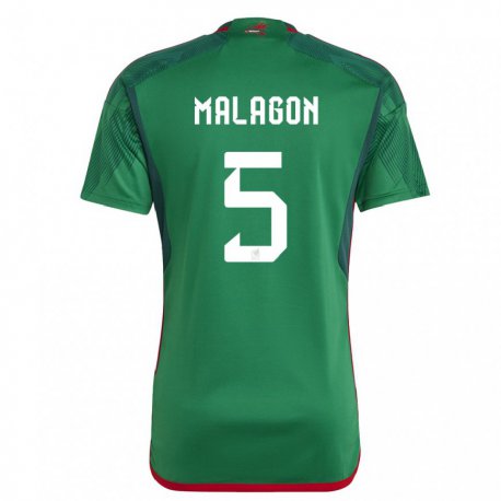 Kandiny Lapset Meksikon Luis Malagon #5 Vihreä Kotipaita 22-24 Lyhythihainen Paita T-paita