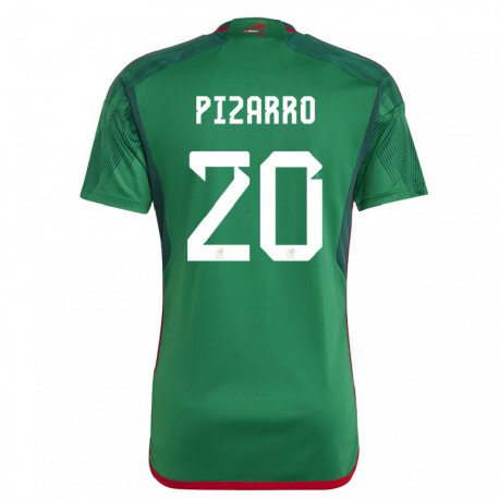 Kandiny Lapset Meksikon Rodolfo Pizarro #20 Vihreä Kotipaita 22-24 Lyhythihainen Paita T-paita