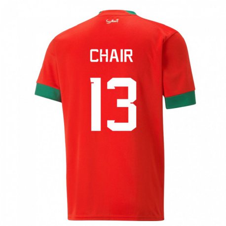Kandiny Lapset Marokon Iliass Chair #13 Punainen Kotipaita 22-24 Lyhythihainen Paita T-paita