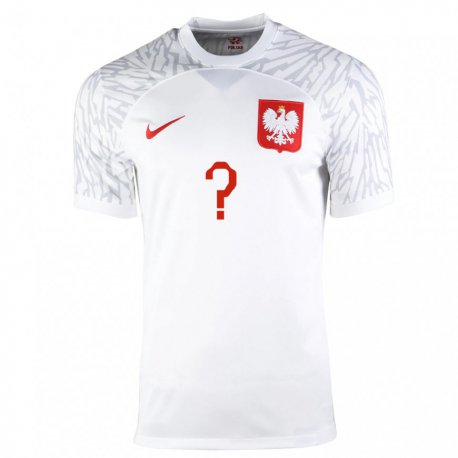 Kandiny Lapset Puolan Nimesi #0 Valkoinen Kotipaita 22-24 Lyhythihainen Paita T-paita