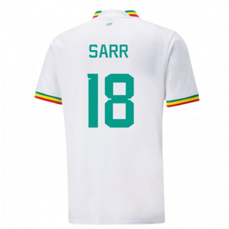 Kandiny Lapset Senegalin Ismaila Sarr #18 Valkoinen Kotipaita 22-24 Lyhythihainen Paita T-paita