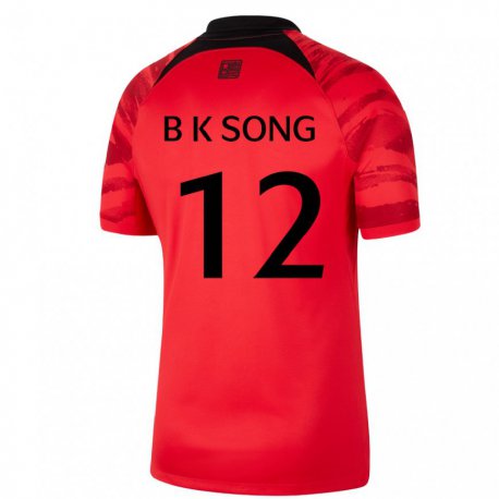 Kandiny Lapset Etelä-korean Bum-keun Song #12 Punamusta Kotipaita 22-24 Lyhythihainen Paita T-paita