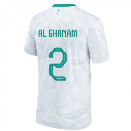 Kandiny Lapset Saudi-arabian Sultan Al Ghananm #2 Valkoinen Kotipaita 22-24 Lyhythihainen Paita T-paita